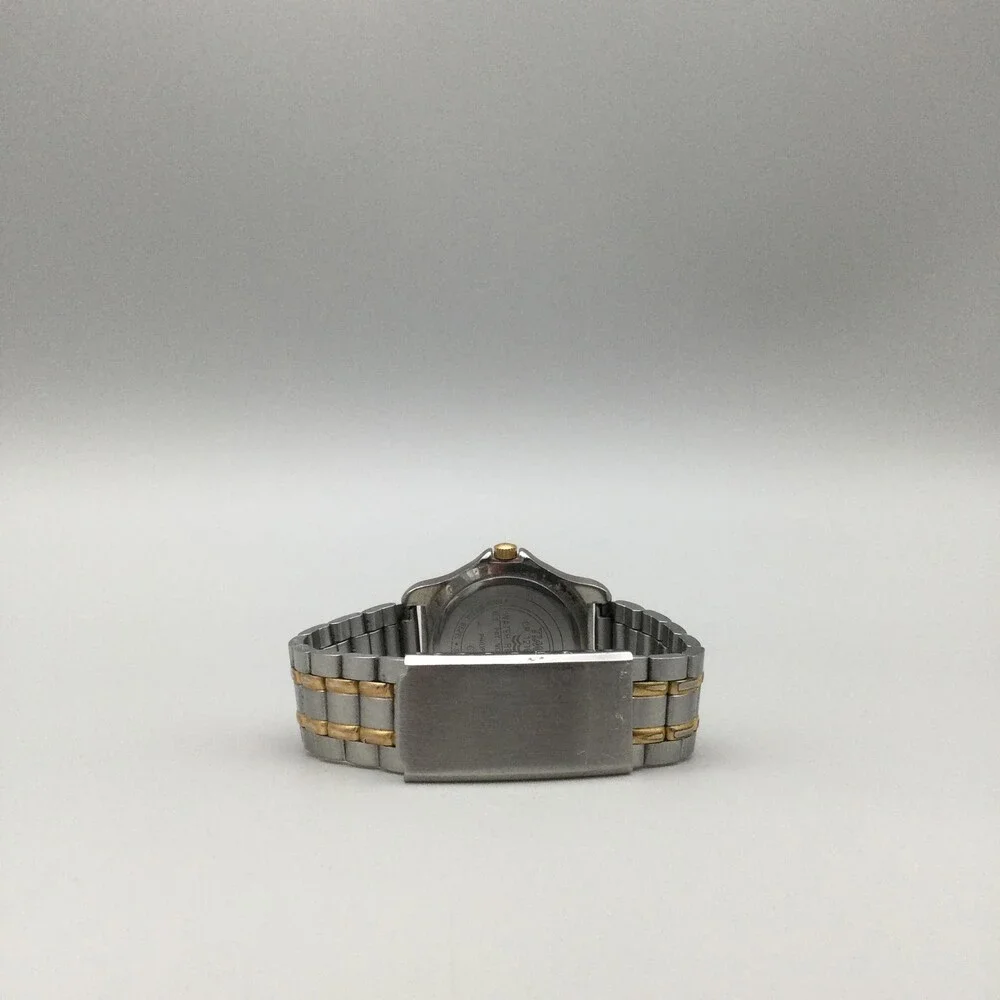 Timex Indiglo Womens Watch 28mm White Dial Two Tone Bracelet New Battery 5.5